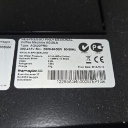 Nespresso Aguila AG420 Pro, frisch ab Service – Bild 7