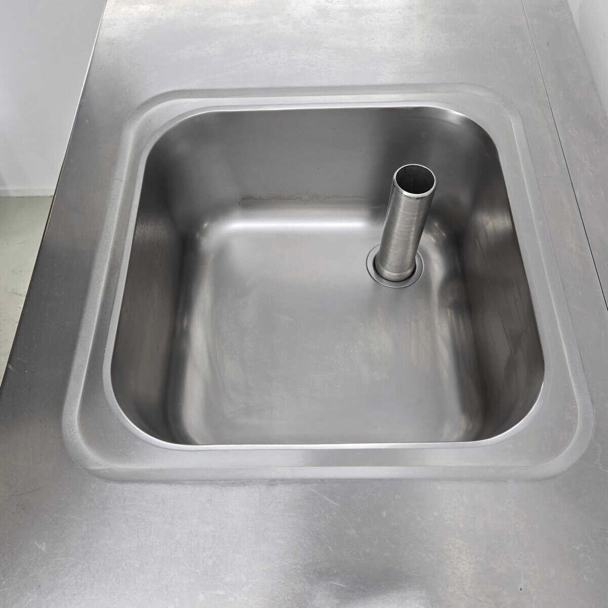 Spülbecken Edelstahl mit 1 Becken, B 90 x T 63 x H 20 cm – Bild 2