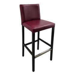 Barstuhl Holz/Leder rot I 12 STK für CHF 590.00