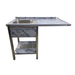 Spültisch Edelstahl, Becken links NEU B 120 x T 70 x H 85 cm