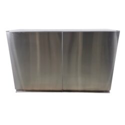 Wandhängeschrank Edelstahl, Premium Qualität, B 120 x T 38 x H 87 cm