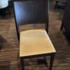 Stuhl Dietiker Polstersitz vanille stapelbar, B 44 x T 50 x H 86/SH 47 cm