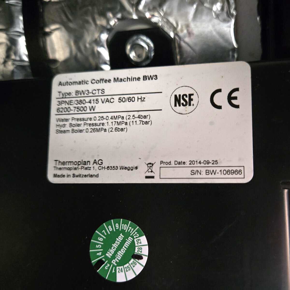 Kaffeemaschine Black&White3 BW3-CTS – Bild 7