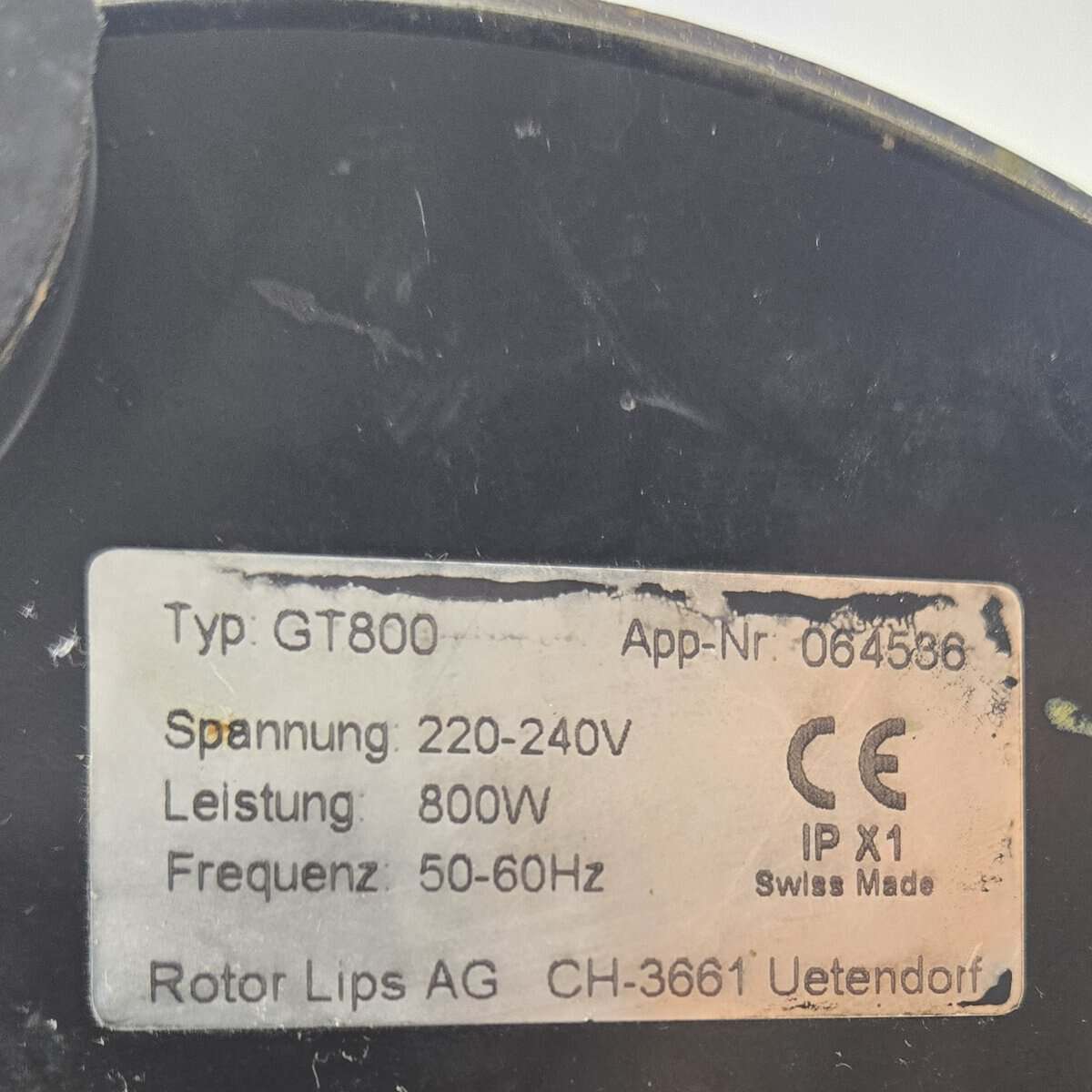 Mixer Rotor GT 800, 3 l Behälter – Bild 4
