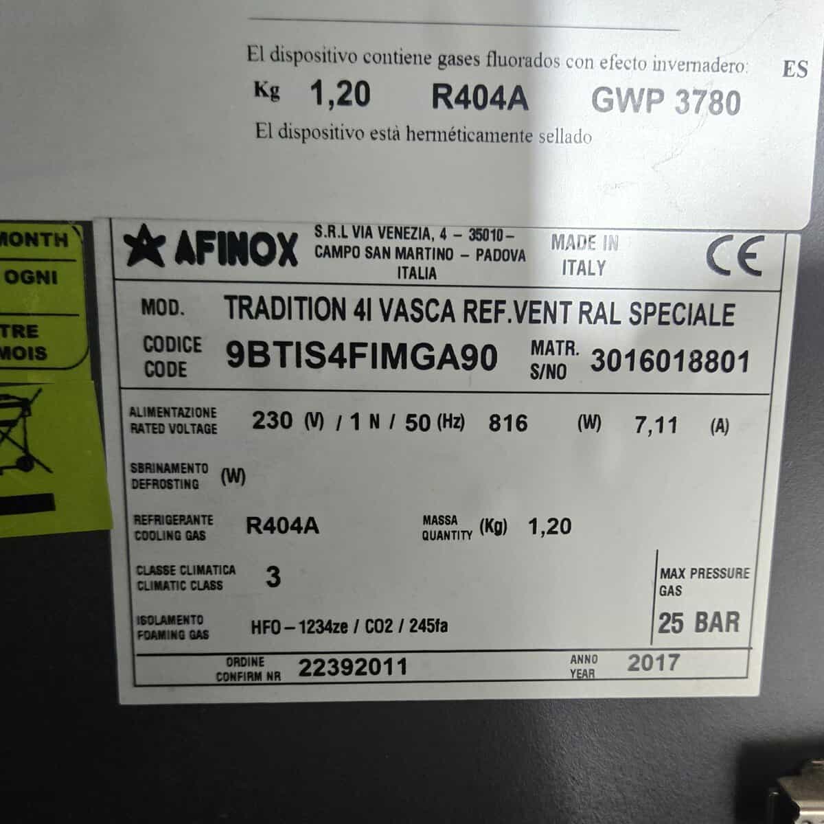 Kühlbuffet Afinox 4x GN 1/1 – Bild 6
