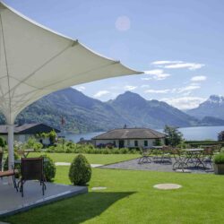 Sonnenschirme MDT-tex, Stoff, weiss, 6 x 6 m, 3 Stück – Bild 2
