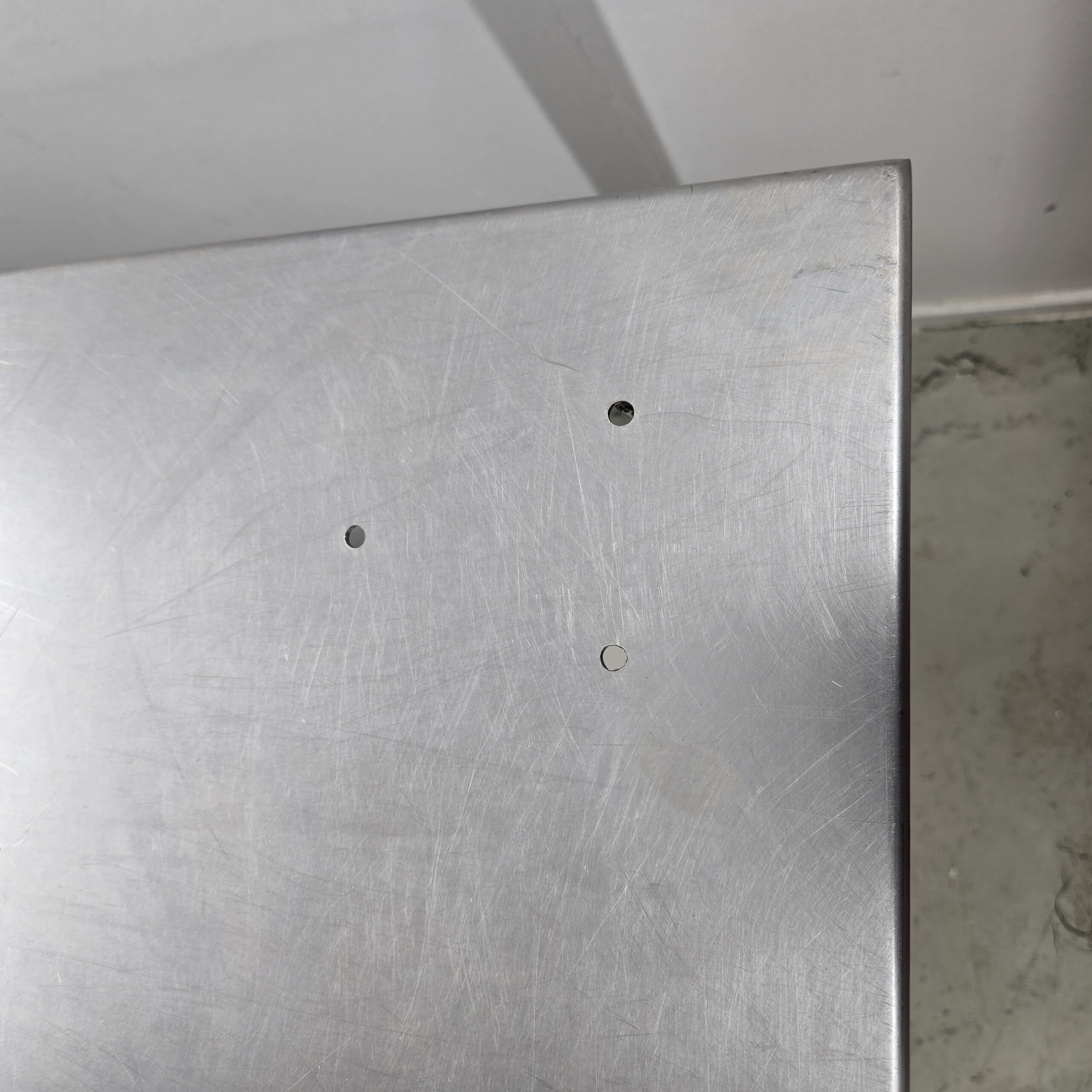 Arbeitstisch Edelstahl, B 160 x T 70 x H 87 cm – Bild 4