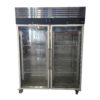 Getränkekühlschrank 1200 Liter - mit 2 Glastüren, fahrbar, B 148 x T 73 x H 201 cm
