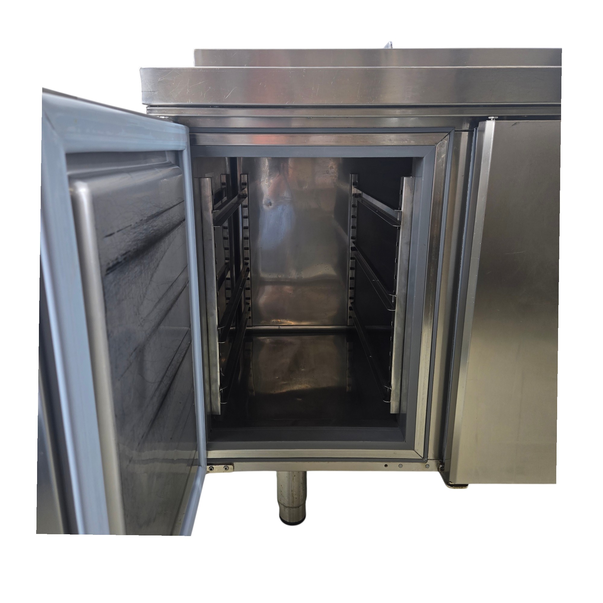 Saladette 4x GN 1/1, 3 Flügeltüren GN 1/1, B 196 x T 70 x H 66 cm – Bild 6
