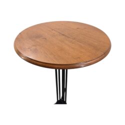 Bartisch rund mit Gusseisengestell, Ø 70 x H 112 cm – Bild 3