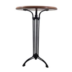 Bartisch rund mit Gusseisengestell, Ø 70 x H 112 cm – Bild 2