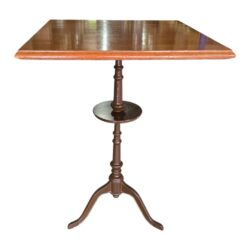 Bartisch quadratisch mit Gusseisengestell 79 x 79 x 112 cm