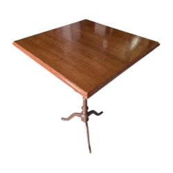 Bartisch quadratisch mit Gusseisengestell 79 x 79 x 112 cm – Bild 3
