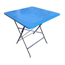 Gartentisch klappbar Metall blau 2er, B 75 x T 75 x H 75.5 cm – Bild 3