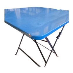 Gartentisch klappbar Metall blau 2er, B 75 x T 75 x H 75.5 cm – Bild 5