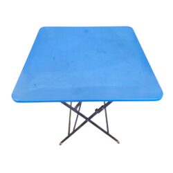 Gartentisch klappbar Metall blau 2er, B 75 x T 75 x H 75.5 cm – Bild 4