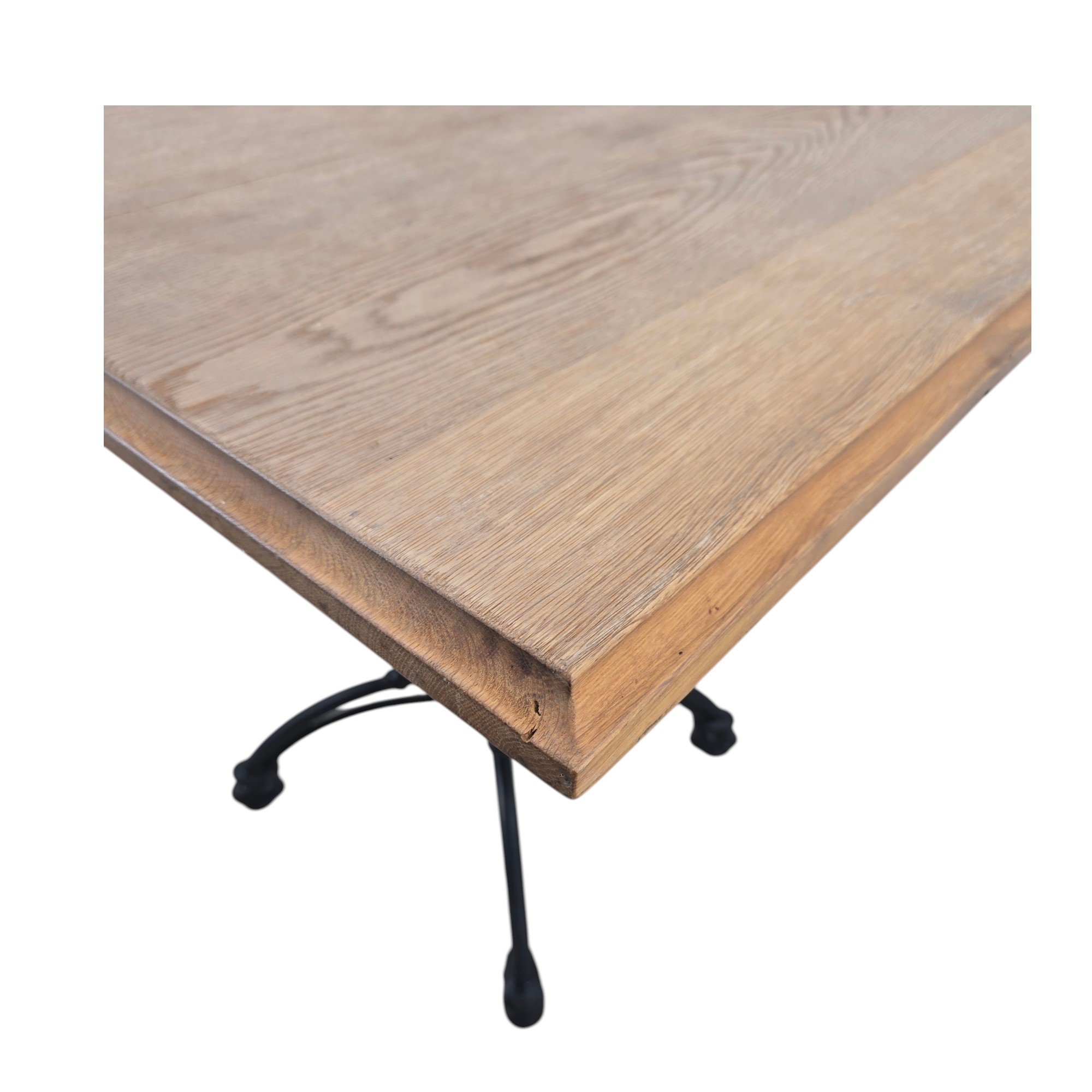 Tischplatte Eiche mit Nostalgiekante, L 75 x B 75 x H 3 cm – Bild 4