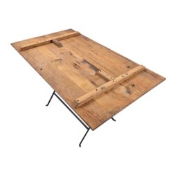 Tischplatte Eiche I Eichenplatte mit Nostalgiekante, L 130 x B 75 x H 3 cm – Bild 4