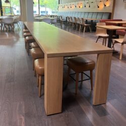 Tisch Schnieder Massivholz Eiche, L 410 x B 80 x H 75 cm