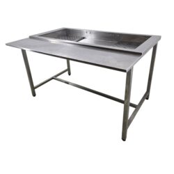 Vorbereitungstisch I Arbeitsstation Edelstahl, B 136 x T 92 x H 79 cm – Bild 4