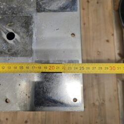 Tischgestell mit Bodenplatte rund – Bild 2