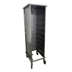 Tablettwagen I Abräumwagen 9 Einschübe Bäckernorm, Verkleidung 3-seitig, B 51 x T 67 x 181 cm
