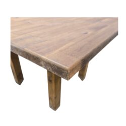 Tisch Holz rustikal, quadratisch, B 109 x T 109 x H 73 cm – Bild 2