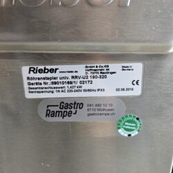 Röhrenstapler Rieber 2 Röhren, beheizt Rrv-U2 – Bild 4