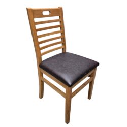 Stuhl Holz mit Sitzpolster braun I 22 STK für CHF 390.00