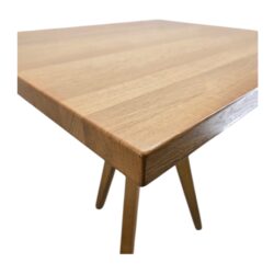 Tischplatte Eiche Massivholz, L 75 x B 75 x H 3.5 cm – Bild 3