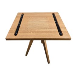 Tischplatte Eiche Massivholz, L 75 x B 75 x H 3.5 cm – Bild 4